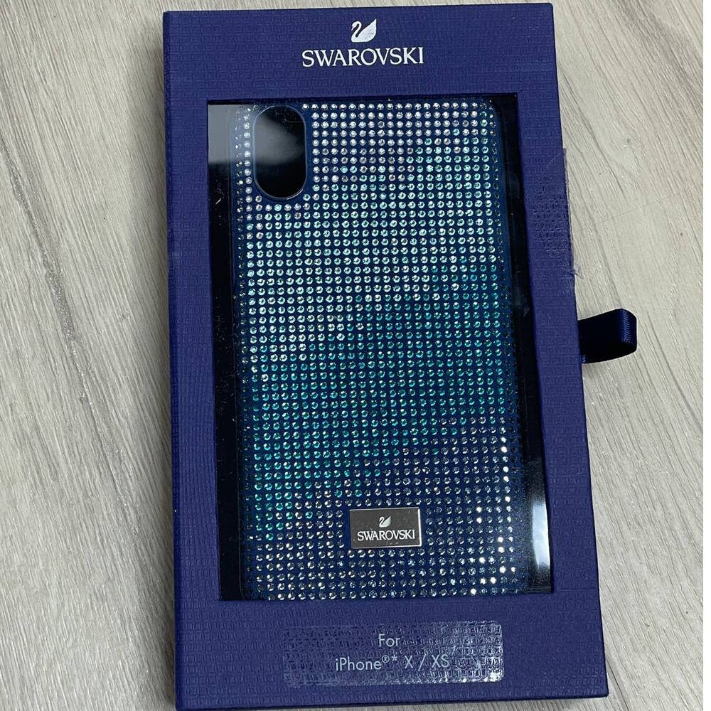 Swarovski Crystalgram gradation of blue tones iPhone X / XS Case